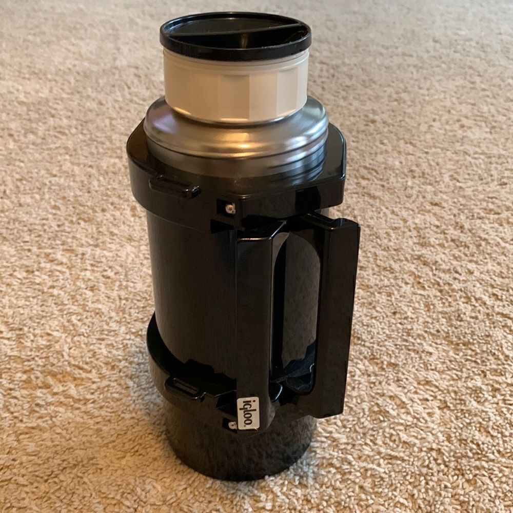 Igloo‎ Thermos 1617 Stainless Steel Black With Foldable Handle 1 Liter